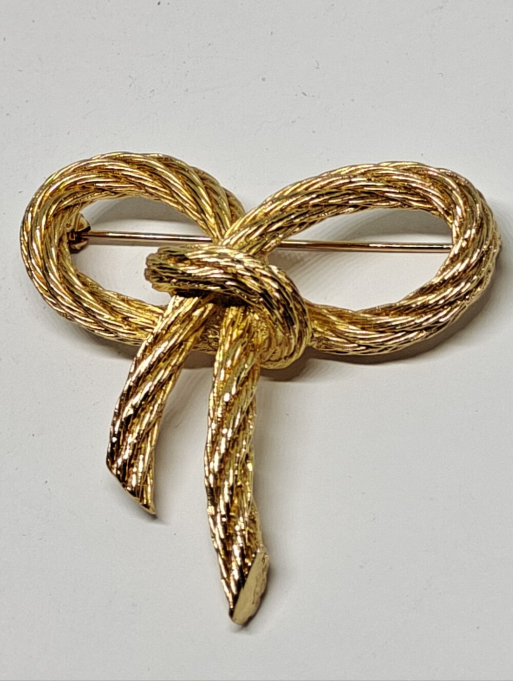 Vintage Authentic Dior Tie Rope Knot Brooch